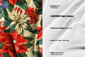 Closeup Fabric Mockup Textile Mockup