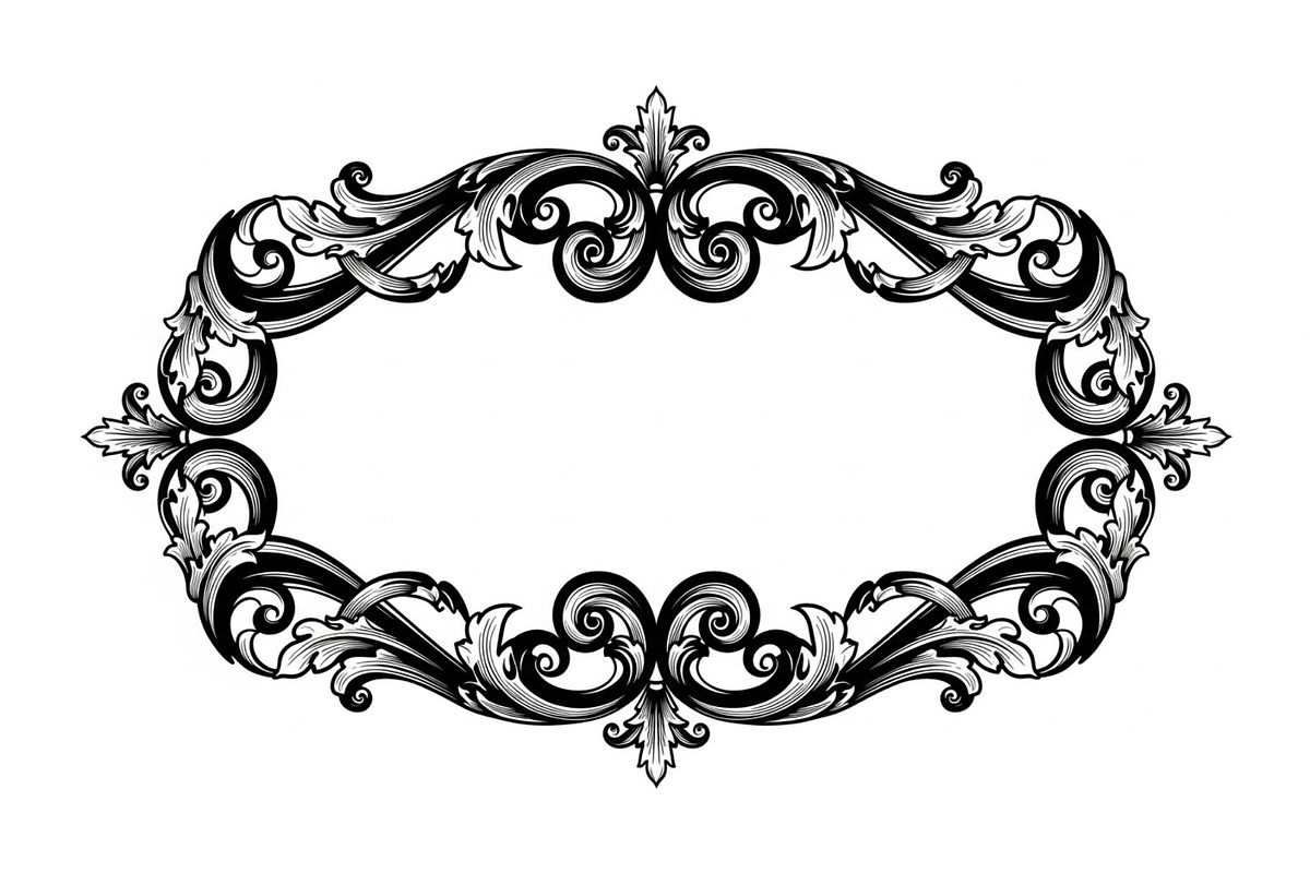 Vintage Ornament Frame Vector Bundle, an Illustration by Creativeshirt (Photo 18 of 51)