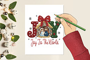 Latch Hook Yarn Crochet Joy to the, an Illustration by designcity5 (Thumbnail 8 of 8)