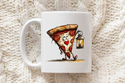 Quirky Valentine's Pizza Clipart, an Illustration by OK Design (Thumbnail 5 of 6)