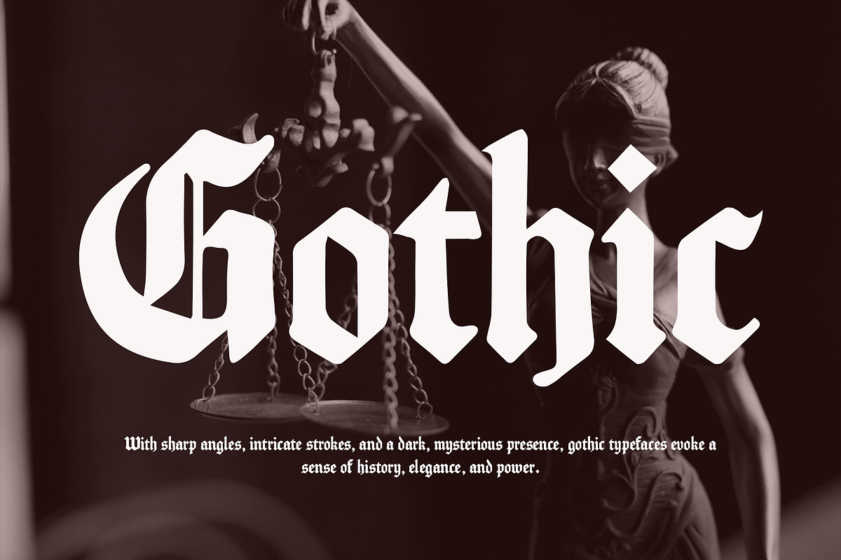 Caldareth - Modern Blackletter Font, a Blackletter Font by overlaytemplates (Photo 2 of 5)