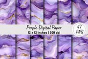 Purple Digital Paper, a Pattern Graphic by Digital Artistic99 (Thumbnail 1 of 7)