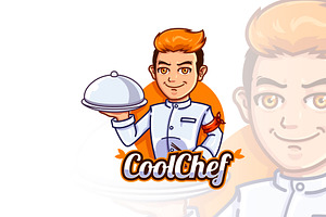Cool Chef Mascot Logo Template