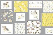 Watercolor painting floral patterns, a Pattern Graphic by ramika (Thumbnail 2 of 5)