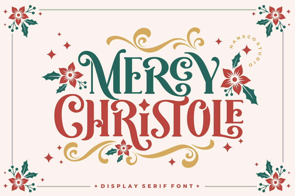 Mercy Christole Font, a Serif Font by Burhan Afif (Photo 1 of 10)