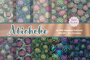 Artichoke Seamless Pattern