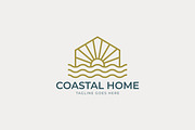 Coastal Home Logo Business Estate, a Branding & Logo Template by Signatoro (Thumbnail 2 of 3)