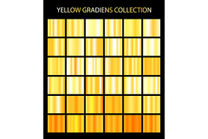 36 Yellow Color Gradients