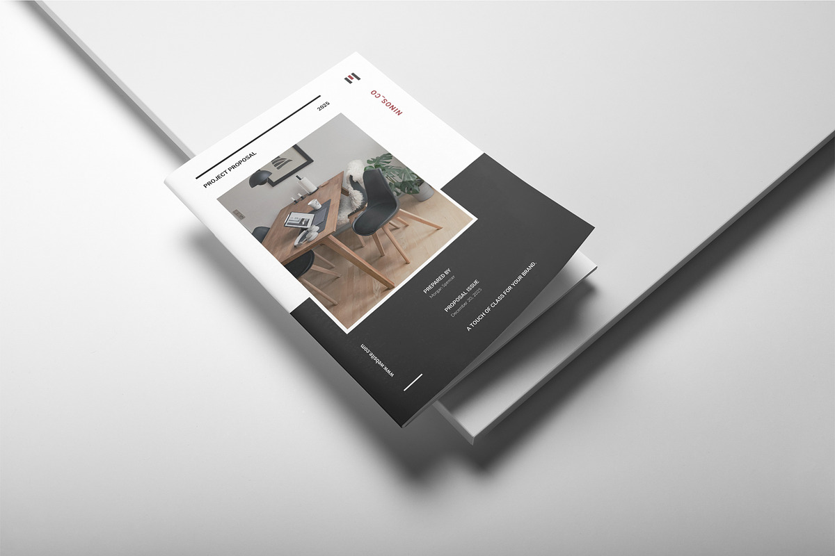 Project Proposal Template, a Brochure Template by DesignCrest (Photo 3 of 13)