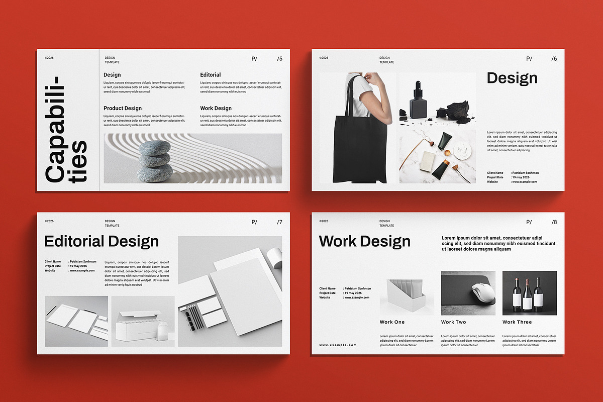 Design Portfolio Presentation, a Presentation Template by E-Type (Photo 3 of 5)