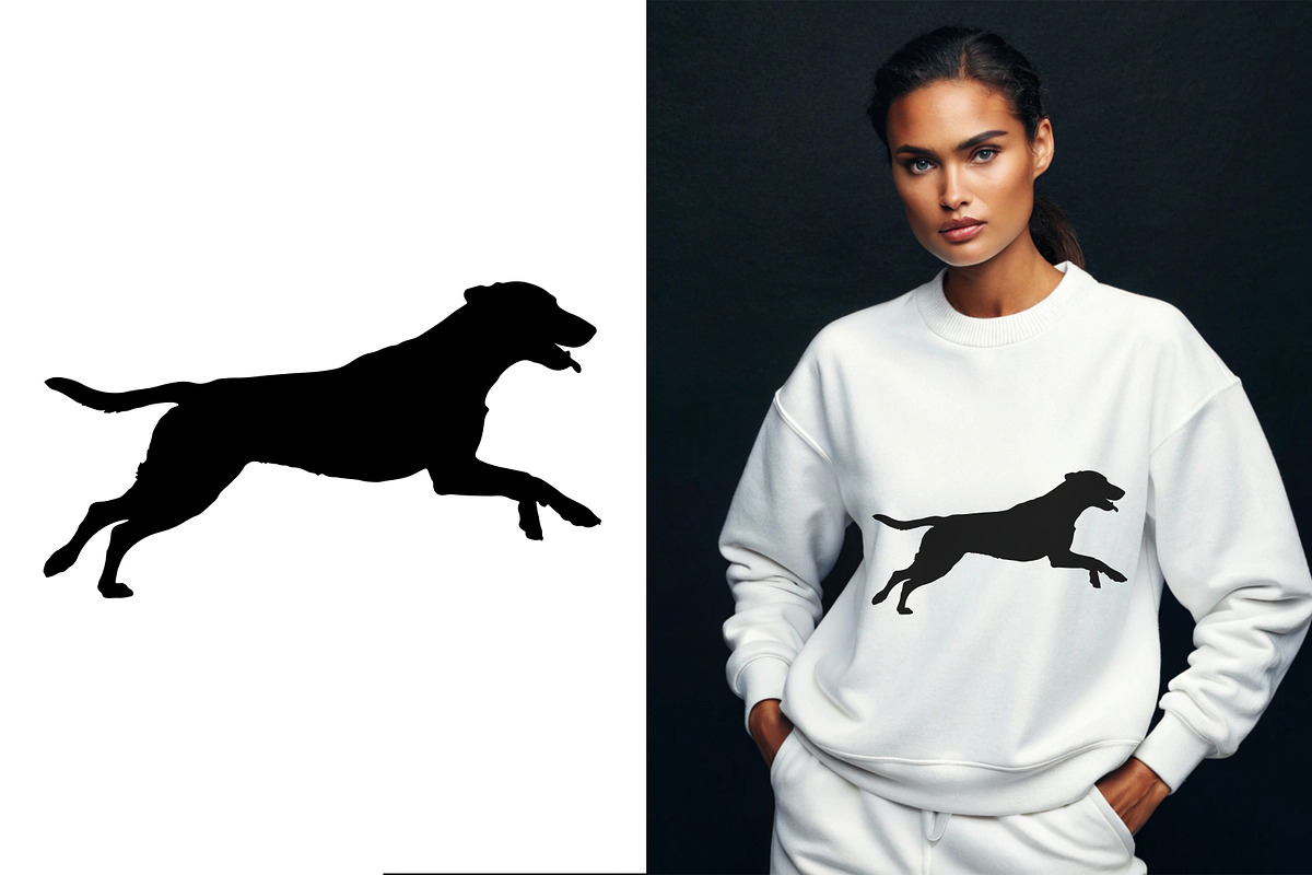 Dog Silhouette Different Pose Set, an Animal Illustration by Unique Design Team (Photo 1 of 5)