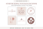 Floral Boutique Canva Logo Kit, a Branding & Logo Template by BrandhavenStudio (Thumbnail 9 of 9)