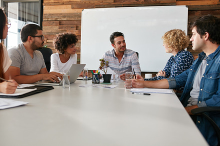 Office workers meeting, a Business Photo by Jacob Lund