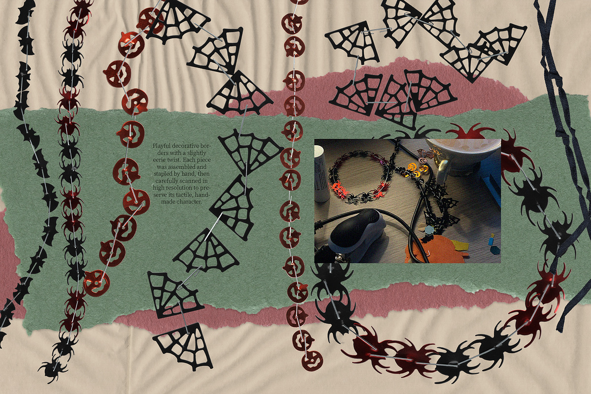 Cute & Creepy Halloween Collage Kit, an Object Graphic by Lidberia (Photo 6 of 12)