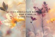 Dreamy Floral Backgrounds, a Background Graphic by Vika_Softlife (Thumbnail 2 of 8)