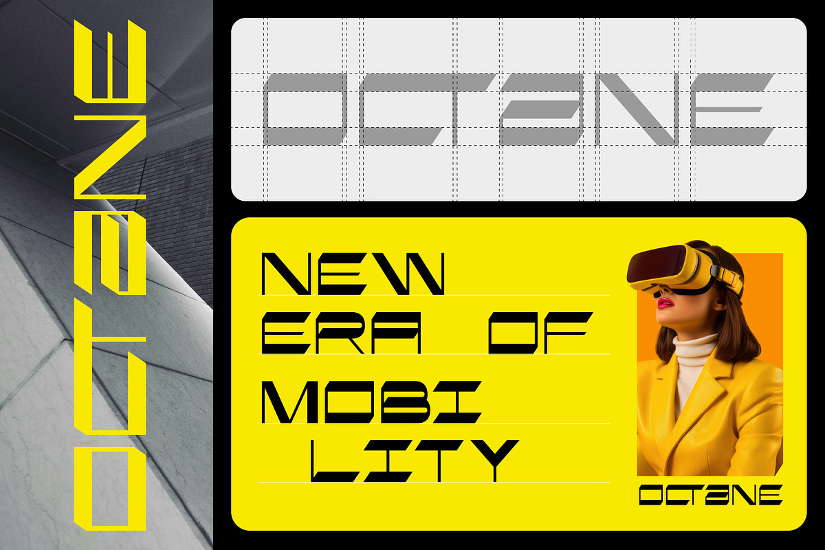 Geoska – Sci-fi Display Font, a Sans Serif Font by Invasi Studio (Photo 4 of 10)