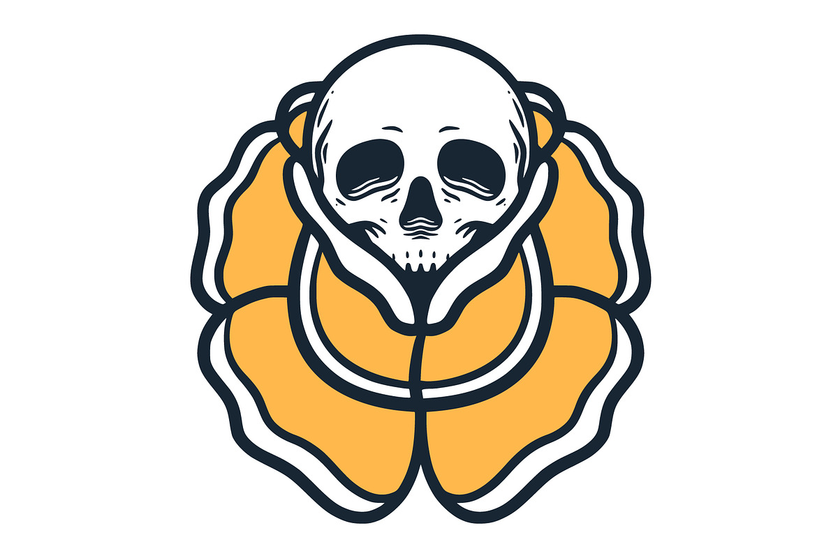 Growth Skull Illustration, an Object Illustration by Decoconio Design (Photo 2 of 3)
