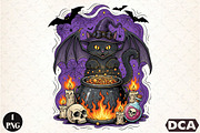 Black Cat Png,Halloween Png, Spooky, an Illustration by DreamCafeArt (Thumbnail 1 of 7)