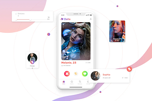 Dalla - Dating App Design UI Kit