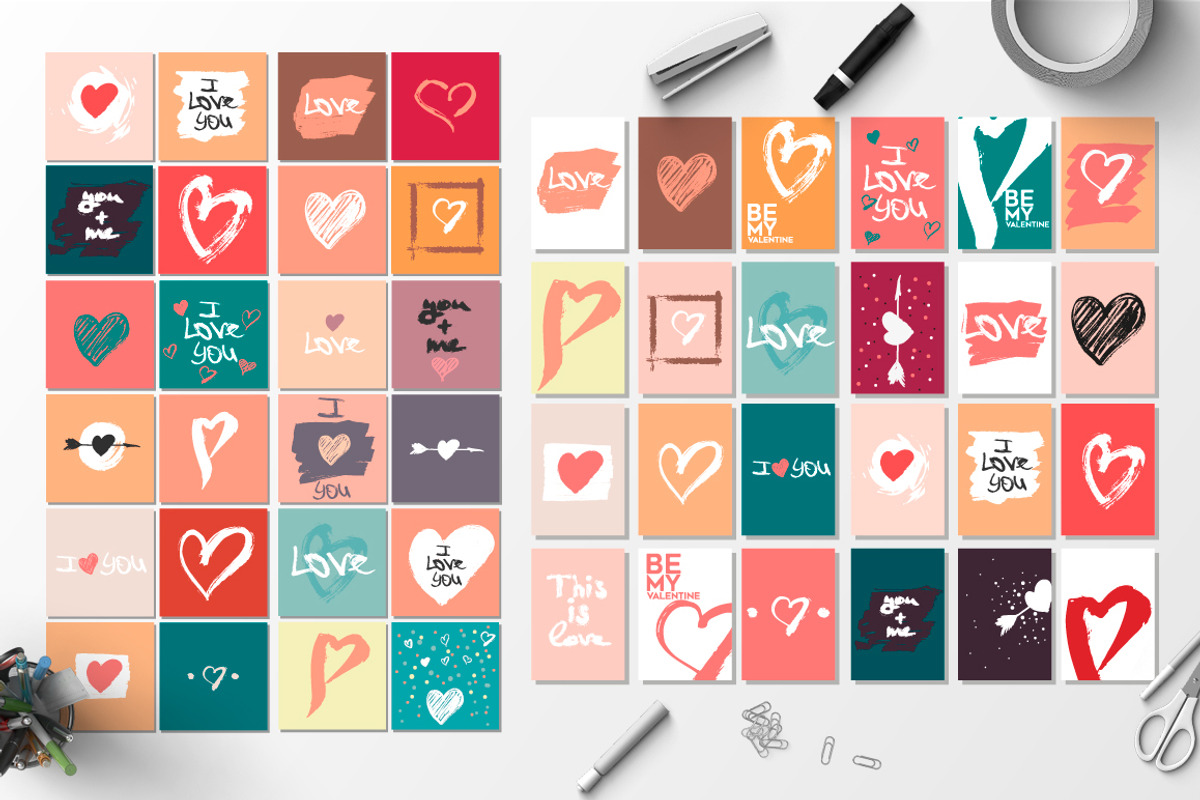 Valentine's Day Cards, a Card Template by Artem Vorotnikov (Photo 2 of 13)