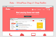 Rabs - Wordpress Drag & Drop Builder, a WordPress Template by Rahul Aryan (Thumbnail 1 of 2)