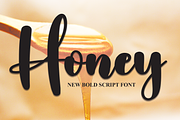 Honey | Script Font, a Script Font by Scratchones (Thumbnail 1 of 8)