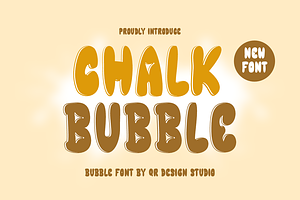 Chalk Bubble Font