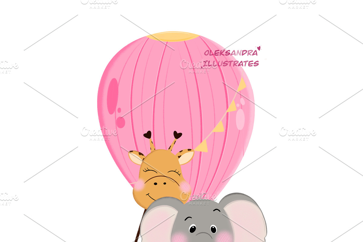 Whimsical Nursery Room Poster, a Decorative Illustration by Oleksandra Illustrates (Photo 5 of 8)