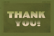 Lunt DISPLAY sans serif RETRO font, a Font by Auvrea Studio (Thumbnail 6 of 6)
