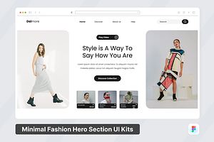 Minimalist Fashion Hero Header