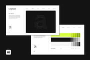 Minimal Brand Guidelines Template, a Branding & Logo Template by Templeste (Thumbnail 2 of 6)