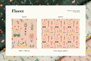 Floret Wildflower Pattern, a Pattern Graphic by Manimanisa (Thumbnail 4 of 10)