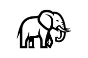 Elephant Vector Elements Bundle, an Animal Illustration by balal (Thumbnail 17 of 18)