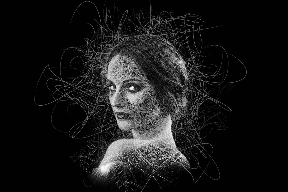 Pencil Scribble Art Photoshop Action, an Action Add-On by MRI STUDIO (Photo 8 of 10)