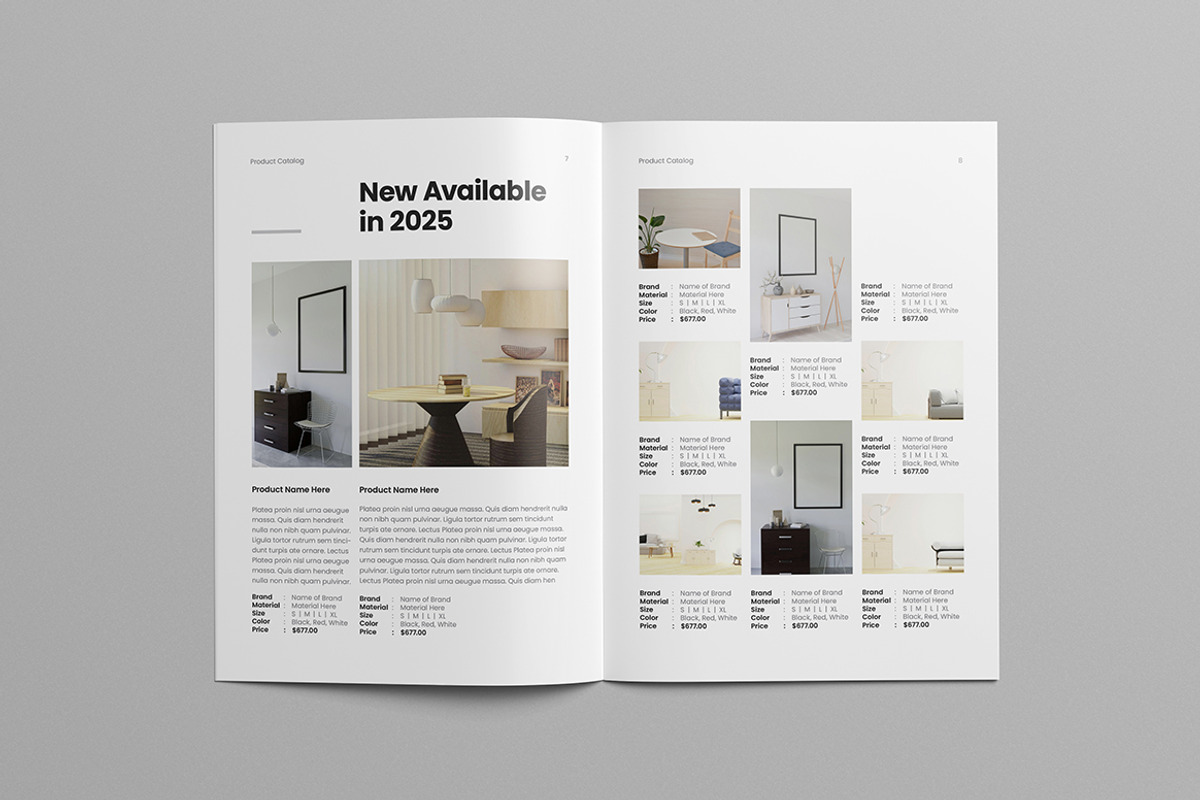 Product Catalog Layout | InDesign, a Brochure Template by HiveArts (Photo 4 of 9)