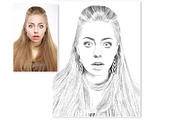 Pencil Drawing Effect for Photoshop, a Brushes & More by ShinyPixel (Thumbnail 3 of 7)