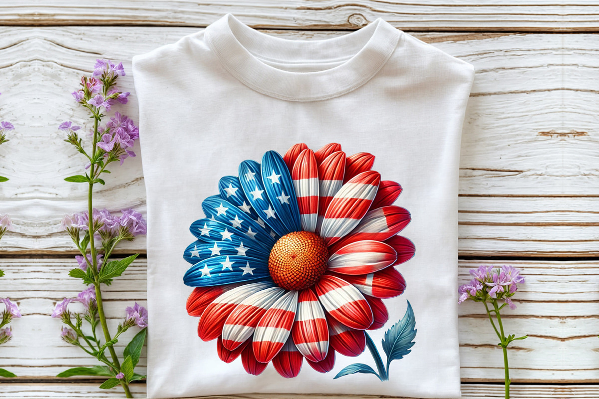 4th of July Flower Clipart, an Illustration by Rose Art (Photo 6 of 6)