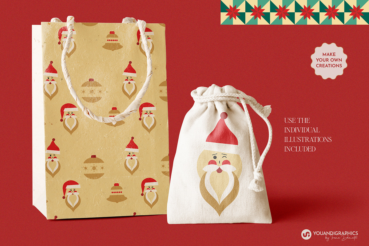 Christmas Patterns & Illustrations, a Graphic by Youandigraphics (Photo 5 of 13)