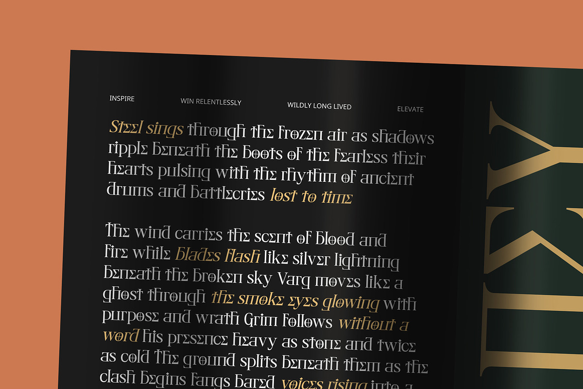 CS Gelios – Greek Font, a Serif Font by Craft Supply Co. (Photo 5 of 8)