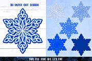 3D Snowflake Paper Cut Collection, a Graphic by Digital_Craftyfox (Thumbnail 19 of 19)