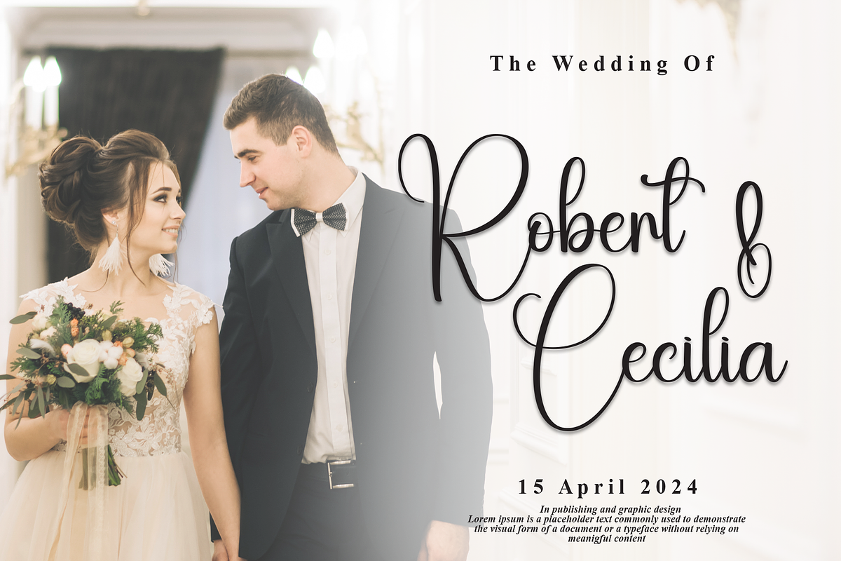 Elegant | Script Font, a Handwritten Font by Scratchones (Photo 2 of 9)
