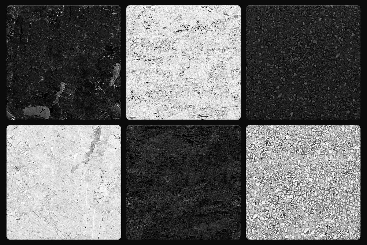 48 Black And White Seamless Textures, a Texture Graphic by 2DFUNS (Photo 4 of 9)