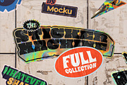 Sticker Machine Full Collection, a Texture Graphic by Mocku (Thumbnail 1 of 24)