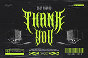 Violent Brave Brutalism Typeface, a Blackletter Font by alit design (Thumbnail 22 of 22)