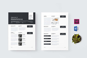 Proposal | MS Word & Indesign, a Stationery Template by design_hut