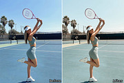 14 Tennis Lightroom Presets, a Preset Add-On by Presets by Yevhen (Thumbnail 3 of 10)