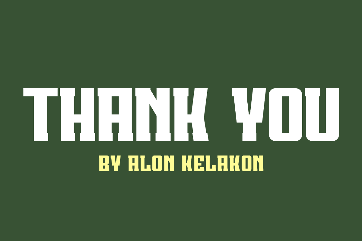 News Reposer, a Sans Serif Font by alon kelakon (Photo 5 of 5)