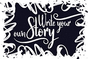 Scratches calligraphic font, a Script Font by Gleb Guralnyk (Thumbnail 2 of 5)