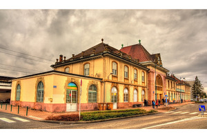 Railway station of Saint Louis - Alsace, France, an Architecture Photo by Leonid Andronov