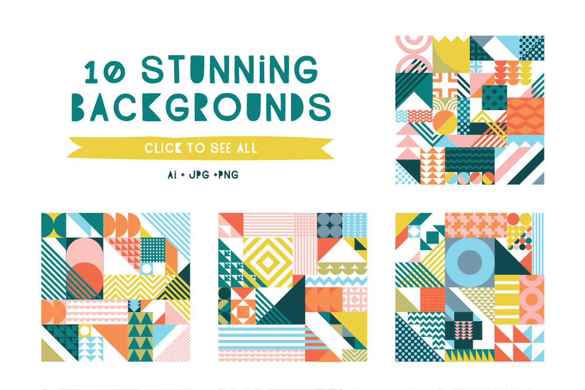 Geo Trio Pattern Bundle, a Pattern Graphic by Anugraha Design (Photo 9 of 13)